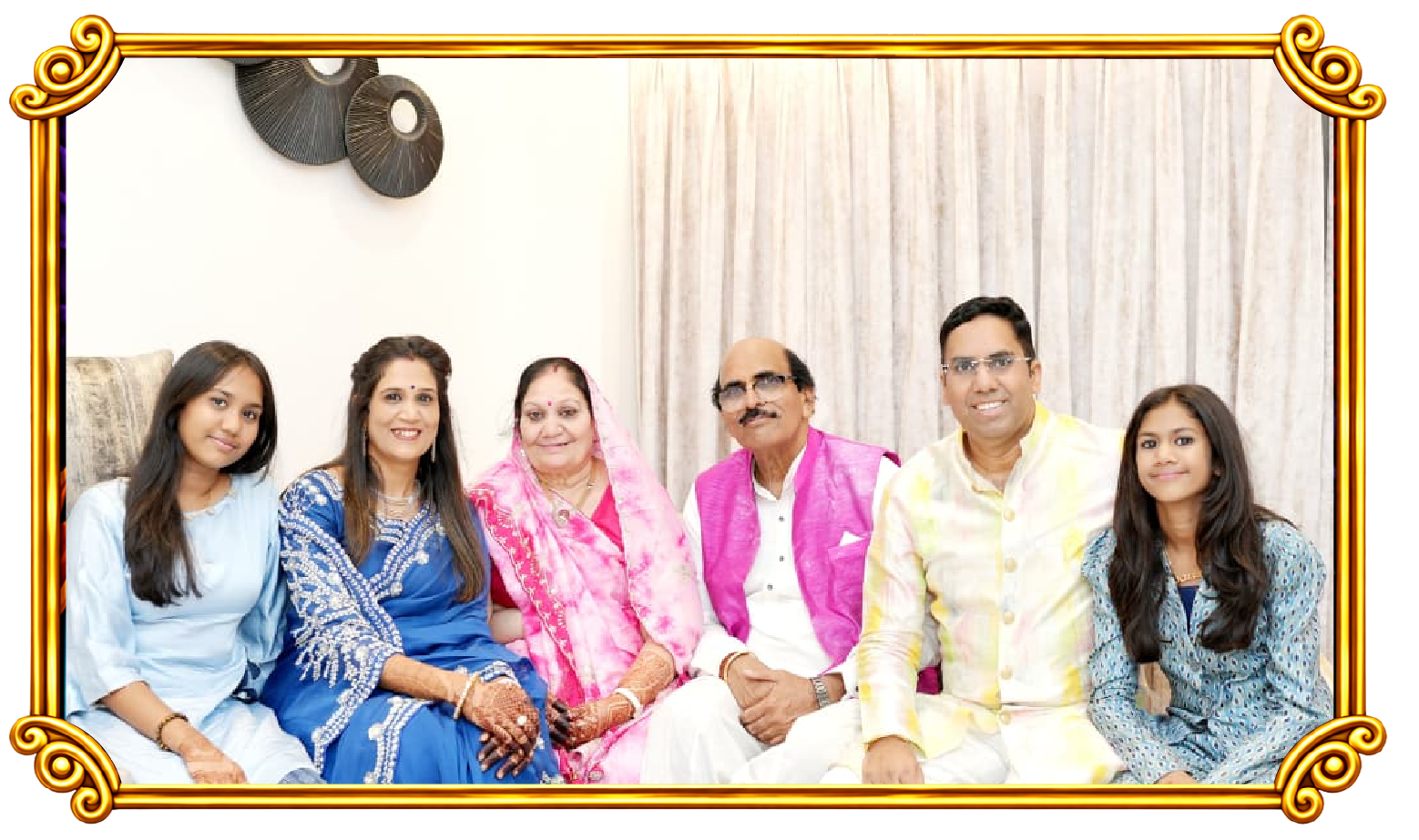 नरेंद्र कुमार–पुष्पा देवी गोधा, गाँधीधाम–बंगाईगाँव — परिवार की मूल फोटो