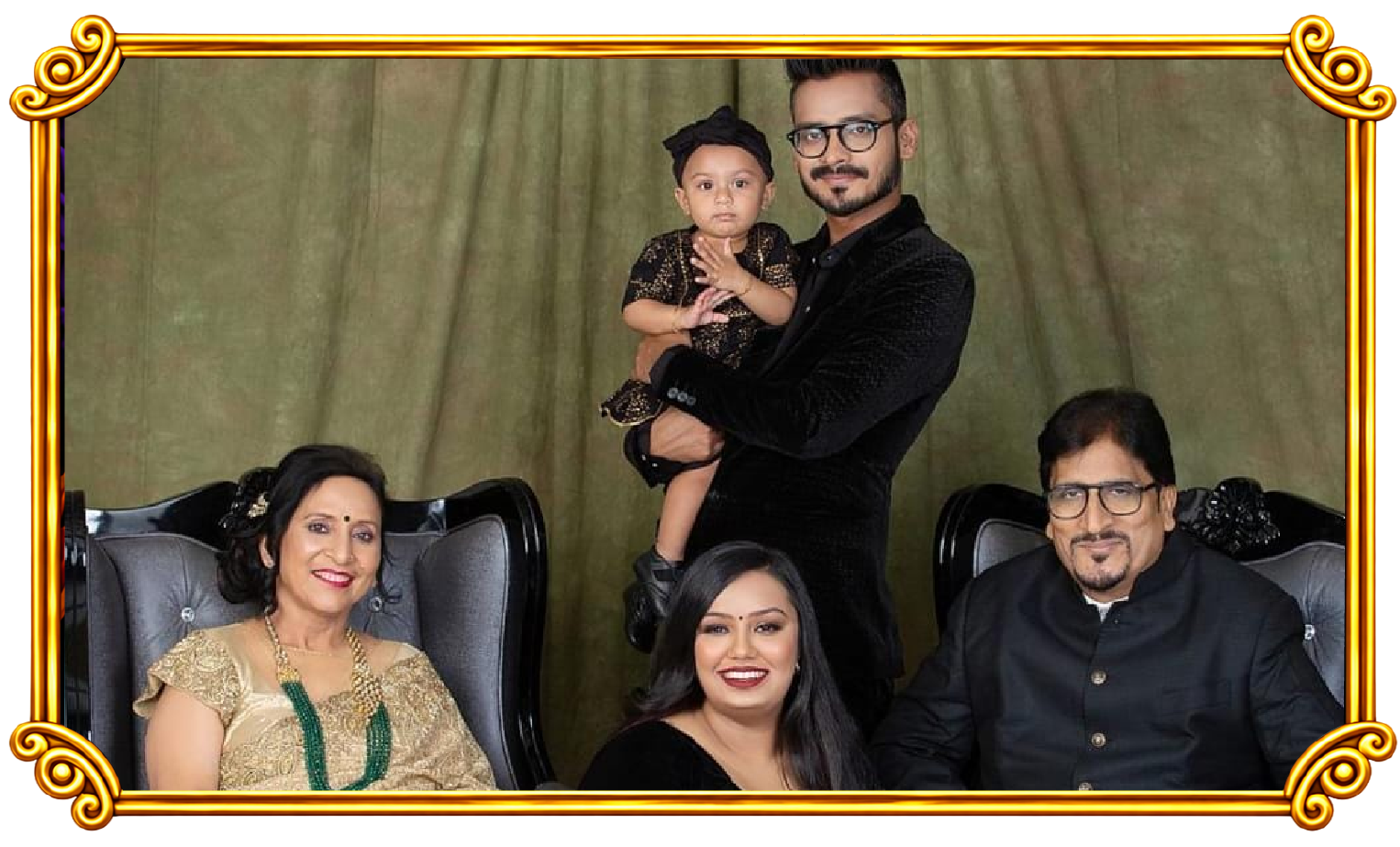 प्रदीप कुमार–मंजू देवी गोधा, गुवाहाटी — परिवार की मूल फोटो